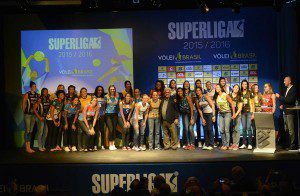 Equipes femininas para a disputa da Superliga 15/16 (Alexandre Arruda/CBV) 