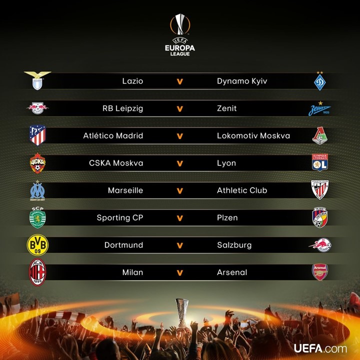 LIGA EUROPA. OITAVAS DE FINAL.