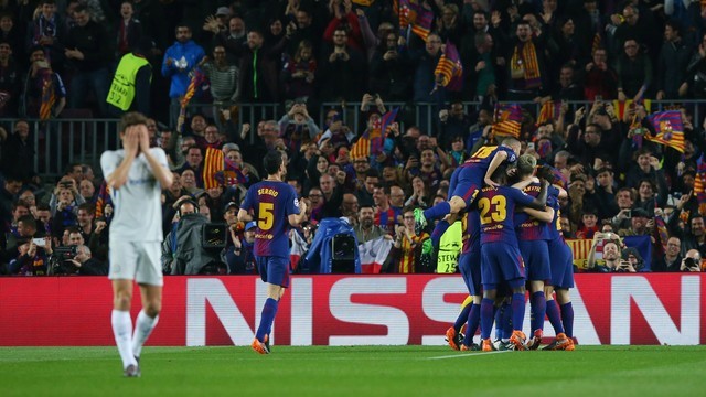 LIGA DOS CAMPEÕES DA EUROPA. 2017.2018. BARCELONA. ESPANHA. BAYERN DE MUNIQUE. ALEMANHA. CLASSIFICADOS. BESIKTAS. TURQUIA. CHELSEA. INGLATERRA. ELIMINADOS. OITAVAS DE FINAL. QUARTAS DE FINAL.