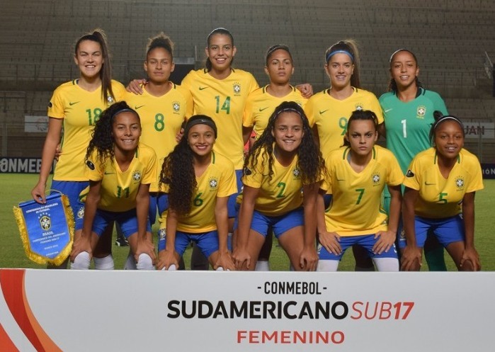 BRASIL. COLÔMBIA. SUL-AMERICANAO SUB-17.