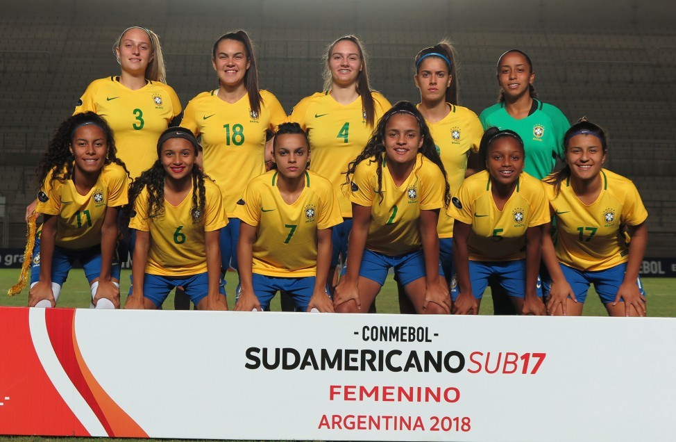 SUL-AMERICANO SUB-17. FEMININO. BRASIL. URUGUAI.
