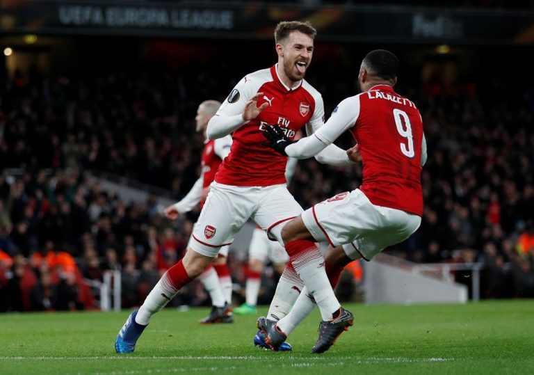 LIGA EUROPA. TEMPORADA 2017.2018. QUARTAS DE FINAL. ARSENAL. INGLATERRA. CSKA MOSCOU. RÚSSIA. ATLÉTICO DE AMDRID. ESPANHA. SPORTING. PORTUGAL. RED BULL LEIPZIG. ALEMANHA. OLYMPIQUE DE MARSELHA. FRANÇA. LAZIO. ITÁLIA. RED BULL SALZBURG. ÁUSTRIA.