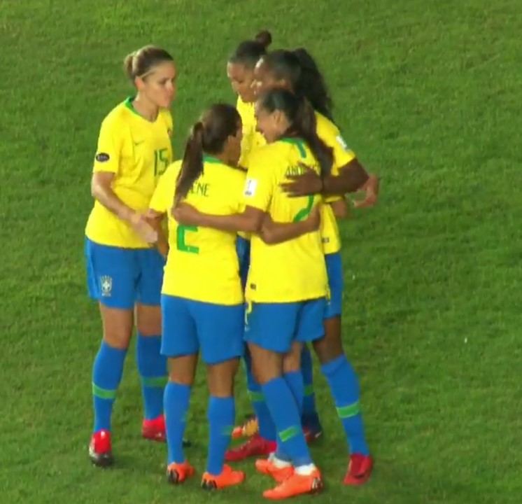 COPA AMÉRICA DE FUTEBOL FEMININO DE 2018. PRIMEIRA FASE. GRUPO A. ARGENTINA. CHILE. PERU. PARAGUAI. URUGUAI.GRUPO B. BRASIL. VENEZUELA. BOLÍVIA. COLÔMBIA. EQUADOR. QUADRANGULAR. BRASIL. ARGENTINA. PARAGUAI. COLÔMBIA.