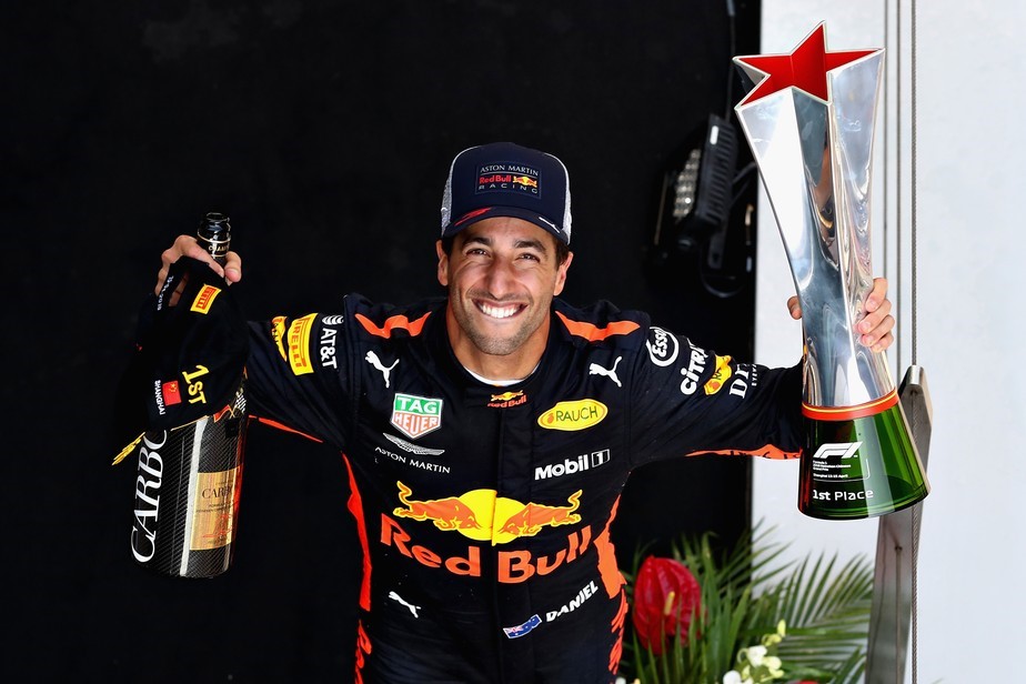 GP DA CHINA. DANIEL RICCIARDO. AUSTRÁLIA.