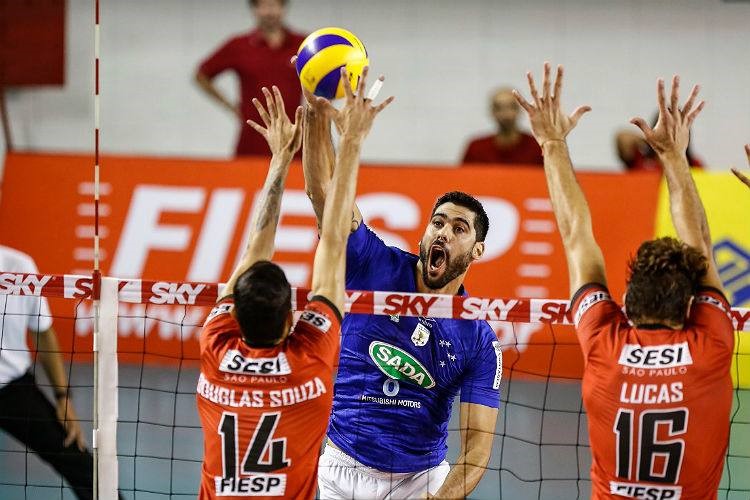 SUPERLIGA MASCULINA. CRUZEIRO-MG. SESI-SP. FINAL.