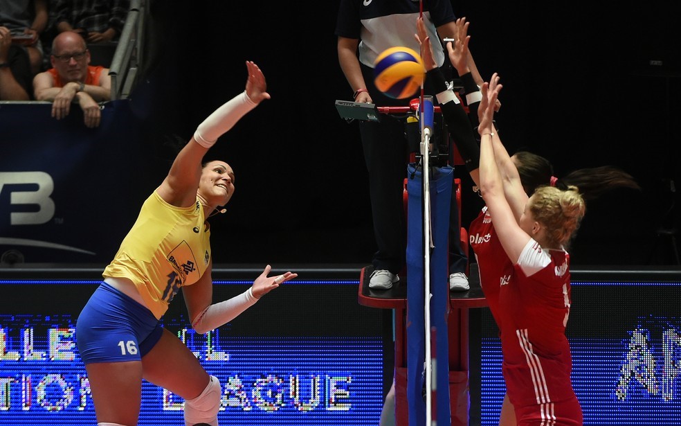 LIGA DAS NAÇÕES DE VÔLEI. BRASIL. POLÔNIA. COREIA DO SUL.