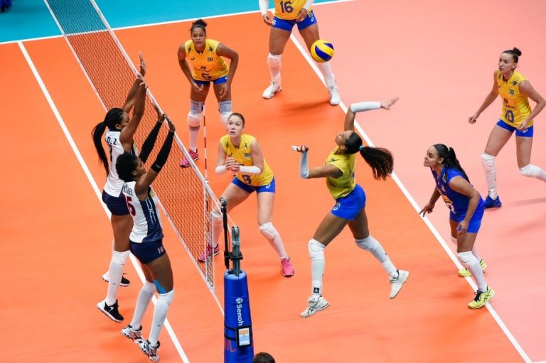 LIGA DAS NAÇÕES DE VÔLEI. BRASIL. REPÚBLICA DOMINICANA.