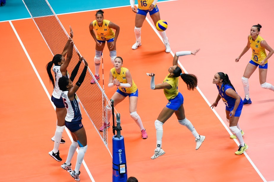 LIGA DAS NAÇÕES DE VÔLEI. BRASIL. REPÚBLICA DOMINICANA.