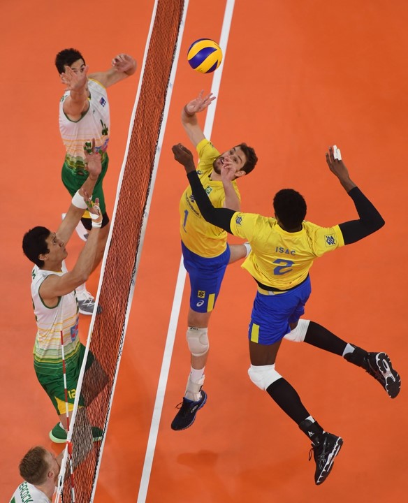 LIGA DAS NAÇÕES DE VÔLEI. BRASIL. AUSTRÁLIA.