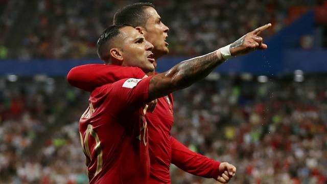 COPA DO MUNDO DE 2018. PRIMEIRA FASE. TERCEIRA RODADA. GRUPO B. ESPANHA. PORTUGAL. IRÃ. MARROCOS. CLASSIFICADOS PARA AS OITAVAS DE FINAL. PORTUGAL. ESPANHA.