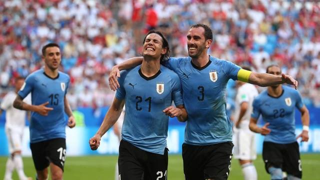 COPA DO MUNDO DE 2018. PRIMEIRA FASE. TERCEIRA RODADA. GRUPO A. URUGUAI. RÚSSIA. ARÁBIA SAUDITA. EGITO. URUGUAI E RÚSSIA CLASSIFICADOS.