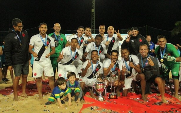 TAÇA LIBERTADORES DA AMÉRICA DE BEACH SOCCER. VASCO-RJ. BICAMPEÃO.