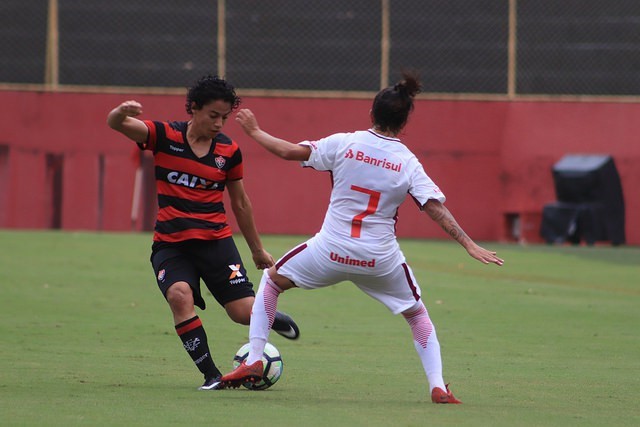 CAMPEONATO BRASILEIRO DE FUTEBOL FEMININO DE SÉRIE A2. 2018. SEMIFINAIS. VITÓRIA-BA. INTERNACIONAL-RS.