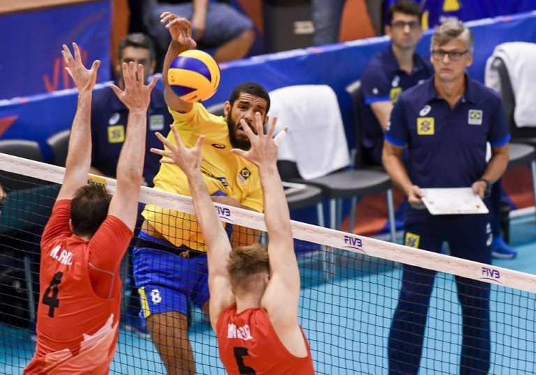 LIGA DA NAÇÕES DE VÔLEI. BRASIL. CANADÁ. FRANÇA.