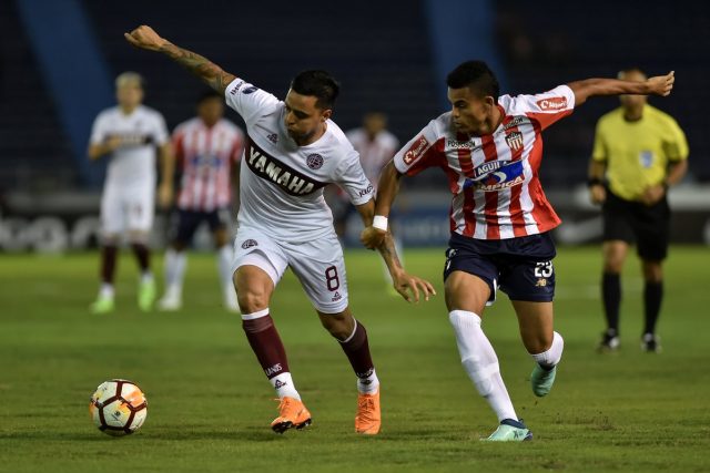 COPA SUL-AMERICANA DE 2018. SEGUNDA FASE. JUNIOR BARRANQUILLA. COLÔMBIA. CLASSIFICADO. LANÚS. ARGENTINA. ELIMINADO. CARACAS. VENEZUELA. CLASSIFICADO. SPORT HUANCAYO. PERU. ELIMINADO.