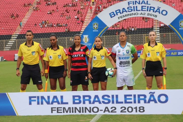 FINAL DO CAMPEONATO BRASILEIRO DE FUTEBOL FEMININO SÉRIE A2. MINAS ICESP-DF. VITÓRIA-BA. FINAL.