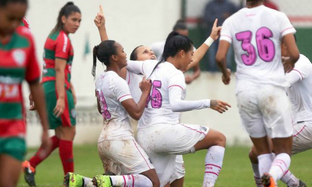 CAMPEONATO BRASILEIRO DE FUTEBOL FEMININO DE 2018. SÉRIE A1. GRUPO B. SANTOS-SP. PORTUGUESA-SP.