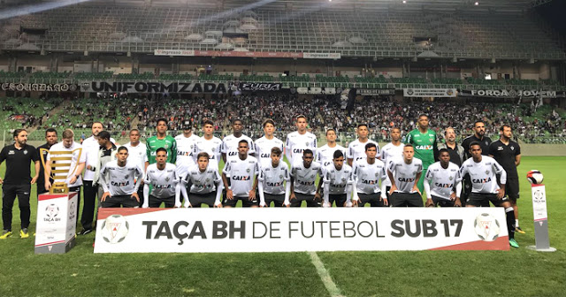 TAÇA BH DE FUTEBOL JÚNIOR DE 2018. FINAL. ATLÉTICO-MG. CAMPEÃO. HEXA. FLUMINENSE-RJ. VICE-CAMPEÃO.