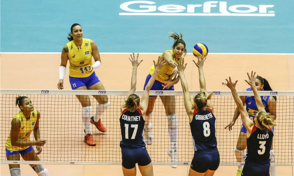 BRASIL. ESTADOS UNIDOS. VÔLEI FEMININO. AMISTOSO.