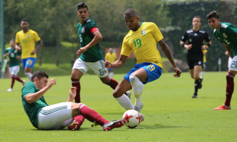 BRASIL. MÉXICO. SUB-20. AMISTOSO.