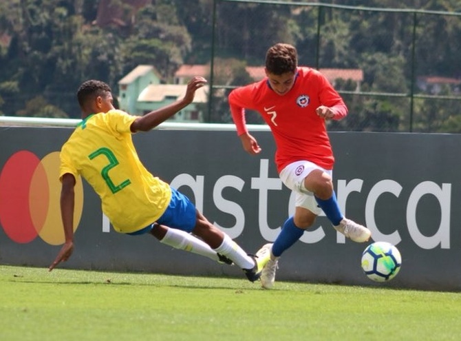 BRASIL. CHILE. AMISTOSO. SUB-15.
