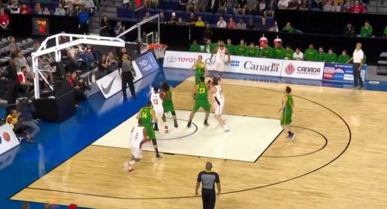 BRASIL. CANADÁ. BASQUETE.