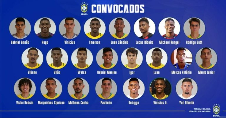CONVOCAÇÃO BRASIL SUB-20. AMISTOSOS NO CHILE.