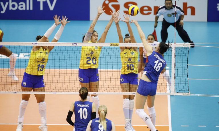 CAMPEONATO MUNDIAL DE VÔLEI FEMININO. BRASIL. SÉRVIA. GRUPO D.