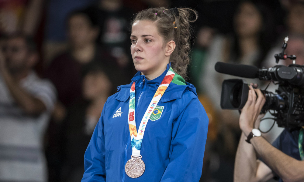 EDUARDA VAZ. MEDALHA DE BRONZE. BRASIL. JOGOS MUNDIAIS DA JUVENTUDE.