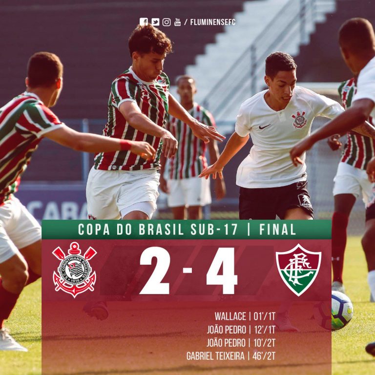 COPA DO BRASIL SUB-17. QUARTAS DE FINAL. JOGO DE IDA. FLUMINENSE-RJ. CORINTHIANS-SP.