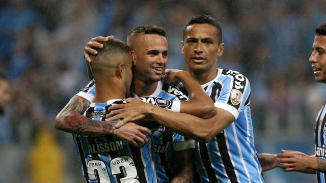 TAÇA LIBERTADORES DA AMÉRICA DE 2018. QUARTAS DE FINAL. GRÊMIO-RS. BRASIL. CLASSIFICADO. ATLÉTICO TUCUMÁN. ARGENTINA. ELIMINADO. RIVER PLATE. ARGENTINA. CLASSIFICADO. INDEPENDIENTE. ARGENTINA. ELIMINADO. SEMIFINAIS. GRÊMIO-RS. BRASIL. RIVER PLATE. ARGENTINA.