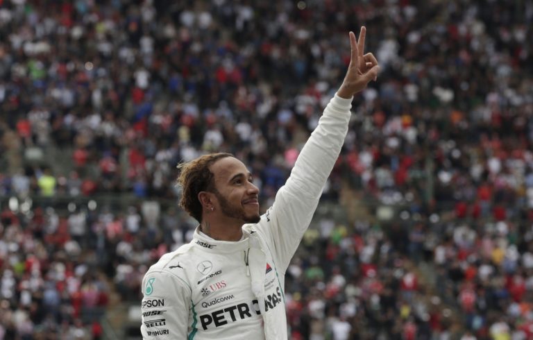 GP DO MÉXICO. LEWIS HAMILTON. PENTACAMPEÃO MUNDIAL DE FÓRMULA 1.