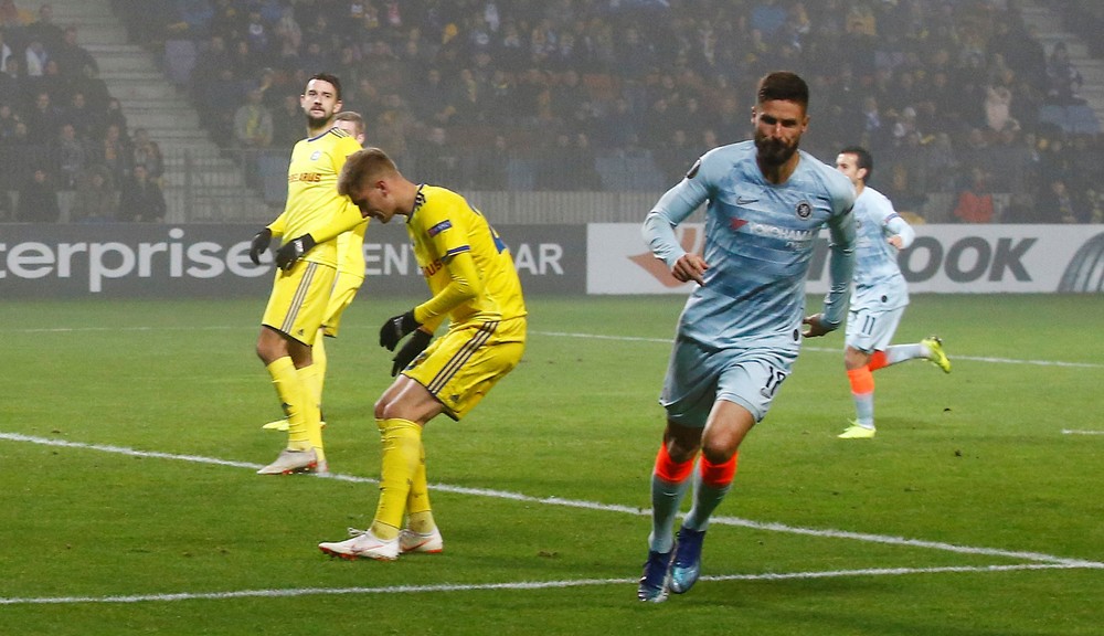 LIGA EUROPA TEMPORADA 2018.2019. FASE DE GRUPOS.