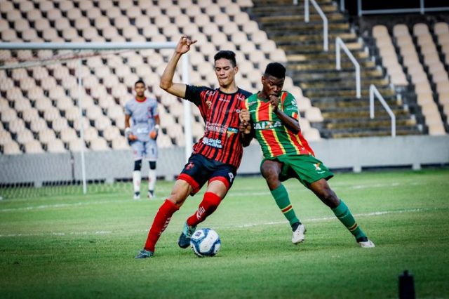 COPA DO NORDESTE SUB-20 DE 2018. GRUPO F. SAMPAIO CORRÊA-MA. MOTO CLUB-MA. RIVER-PI. CEARÁ-CE.