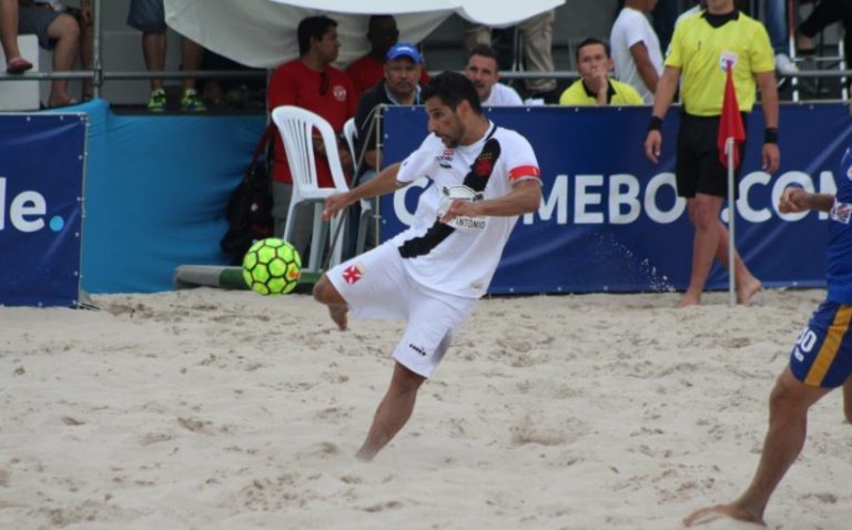 TAÇA LIBERTADORES DA AMÉRICA DE BEACH SOCCER. DE 2018. SEMIFINAIS. VASCO-RJ. BRASIL. ACASSUSO. ARGENTINA. SAMPAIO CORRÊA-MA. BRASIL. VITÓRIA-BA. BRASIL.