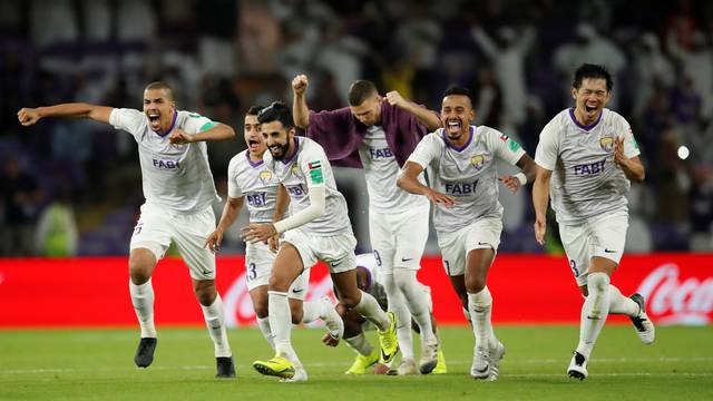 MUNDIAL DE CLUBES DA FIFA DE 2018. PLAY-OFF. AL AIN. EMIRADOS ÁRABES UNIDOS. CLASSIFICADO. TEAM WELLINGTON. NOVA ZELÂNDIA. ELIMINADO. QUARTAS DE FINAL. AL AIN. EMIRADOS ÁRABES UNIDOS. ESPÉRANCE TUNIS. TUNÍSIA.