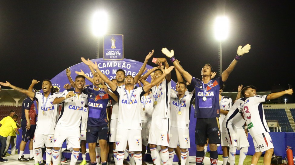 COPA DO NORDESTE SUB-20. FINAL. FORTALEZA-CE. CAMPEÃO.. BAHIA-BA. VICE-CAMPEÃO.