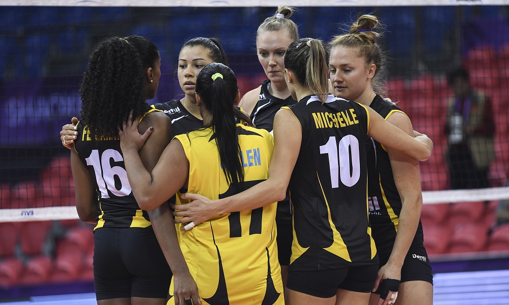 MUNDIAL DE VÔLEI FEMININO DE 2018. PRAIA CLUBE-MG. BRASIL. SUPREME CHONBURI. TAILÂNDIA.