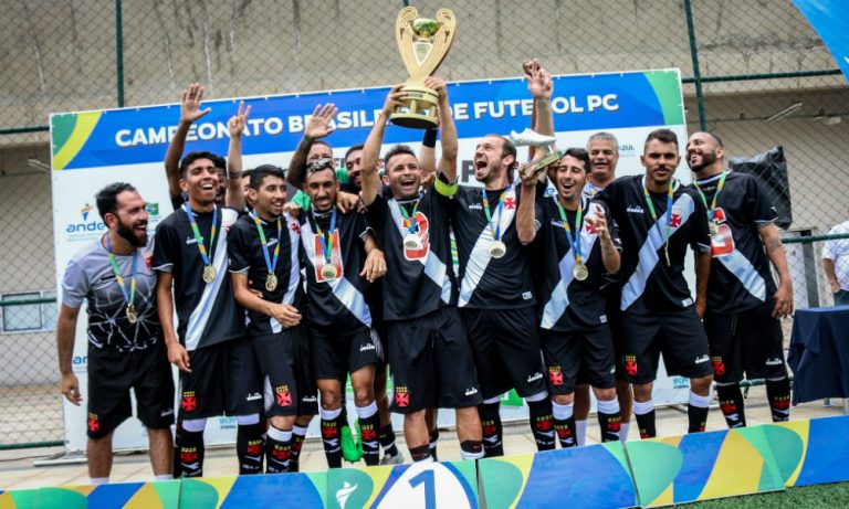 FUTEBOL DE 7. VASCO. TETRACAMPEÃO BRASILEIRO.