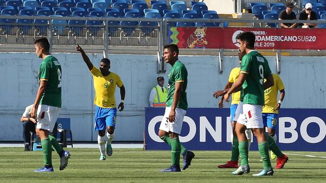 SUL-AMERICANO DE FUTEBOL SUB-20. GRUPO A. VENEZUELA. CLASSIFICADO PARA O HEXAGONAL FINAL. BRASIL. CLASSIFICADO PARA O HEXAGONAL FINAL. COLÔMBIA. CLASSIFICADO PARA O HEXAGONAL FINAL. CHILE. ELIMINADO. BOLÍVIA. ELIMINADO. GRUPO B. EQUADOR. ARGENTINA. PARAGUAI. URUGUAI. PERU.