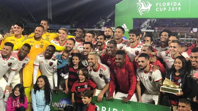 FLÓRIDA CUP DE 2019. FLAMENGO-RJ. BRASIL. CAMPEÃO. AJAX. HOLANDA. VICE-CAMPEÃO. EINTRACHT FRANKFURT. ALEMANHA. TERCEIRA LUGAR. SÃO PAULO-SP. BRASIL. QUARTA LUGAR.