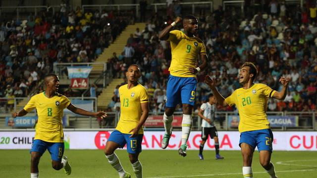 SUL-AMERICANO SUB-20. EQUADOR. PRIMEIRO LUGAR. ARGENTINA. SEGUNDO LUGAR. URUGUAI. TERCEIRO LUGAR. COLÔMBIA. QUARTO LUGAR. BRASIL. QUINTO LUGAR. VENEZUELA. SEXTO LUGAR. MUNDIAL SUB-20. PAN-AMERICANO DE 2019. PERU. POLÔNIA.