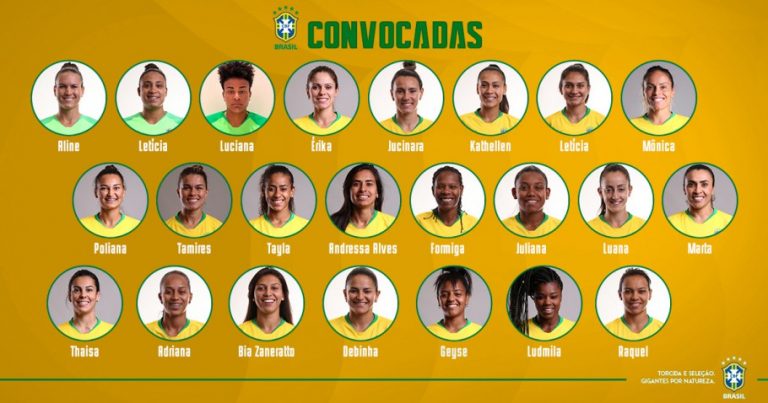 SELEÇÃO BRASILEIRA DE FUTEBOL FEMININO DE 2019.