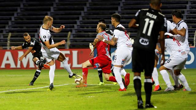 TAÇA LIBERTADORES DA AMÉRICA DE 2019. SEGUNDA FASE. MELGAR. PERU. UNIVERSIDAD DE CHILE. CHILE. THE STRONGEST. BOLÍVIA. OLÍMPIA. PARAGUAI. ATLÉTICO-MG. BRASIL. DANÚBIO. URUGUAI.