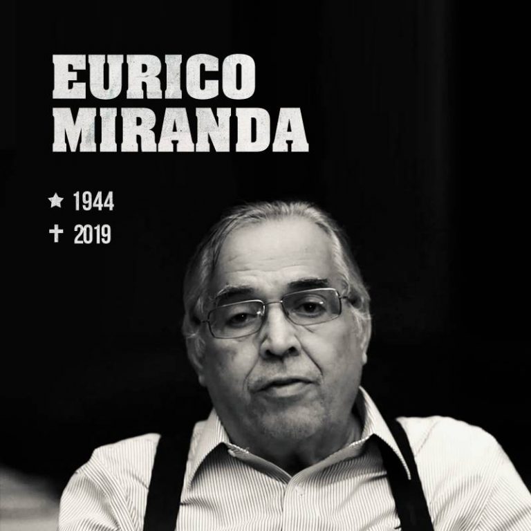 EURICO MIRANDA. MORTE. 74 ANOS.