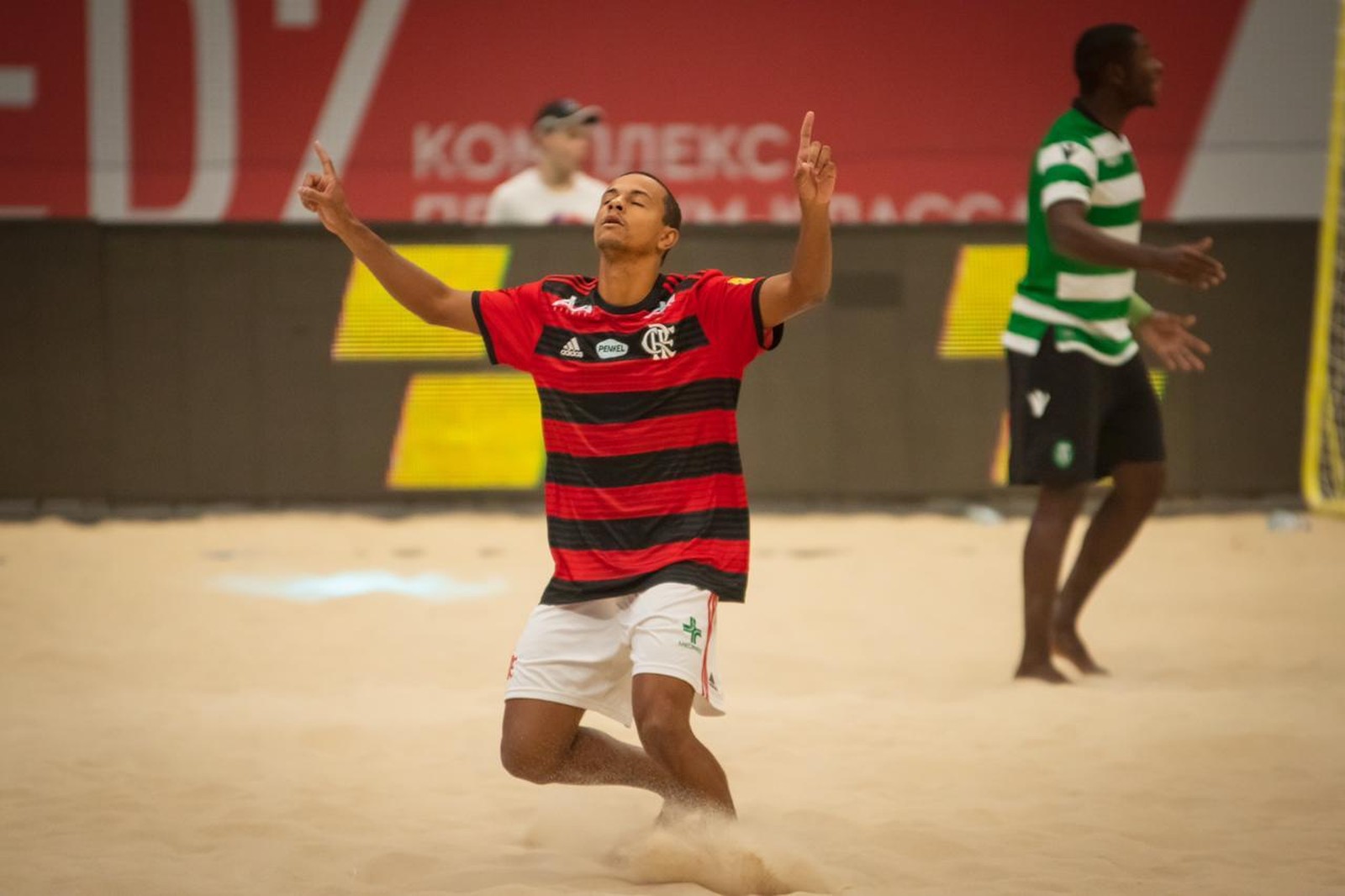 FUTEBOL DE AREIA. BEACH SOCCER. FLAMENGO-RJ. BRASIL. MUNDIAL DE CLUBES. SEMIFINAIS. RÚSSIA.