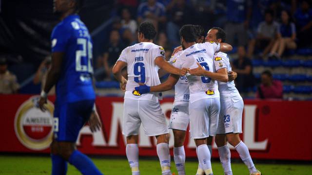 TAÇA LIBERTADORES DA AMÉRICA. TERCEIRA RODADA DA FASE DE GRUPOS. GRUPO B. CRUZEIRO-MG. BRASIL. EMELEC. EQUADOR. DEPORTIVO LARA. VENEZUELA. HURACÁN. ARGENTINA. GRUPO D. FLAMENGO-RJ. PEÑAROL. URUGUAI. GRUPO G. DEPORTES TOLIMA.COLÔMBIA. JORGE WILSTERMANN. BOLÍVIA.