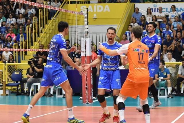 SUPERLIGA MASCULINA DE VÔLEI. TAUBATÉ-SP. SESI-SP. FINAL. SEGUNDO JOGO.