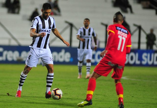 COPA SUL-AMERICANA. PRIMEIRA FASE DE 2019. SPORT HUANCAYO. PERU. ELIMINADO. MONTEVIDEO WANDERERS. URUGUAI. CLASSIFICADO. UNIÓN ESPAÑOLA. CHILE. CLASSIFICADO. MUSHUC RUNBA. EQUADOR. ELIMINADO.