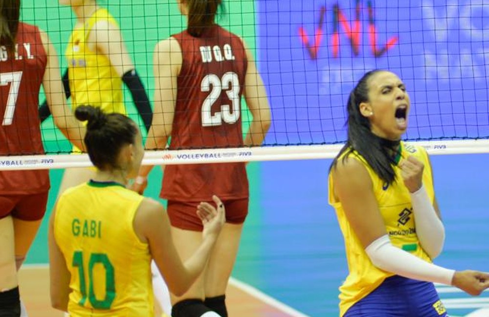 LIGA DAS NAÇÕES DE VÔLEI. BRASIL. RÚSSIA. REPÚBLICA DOMINICANA. CHINA.